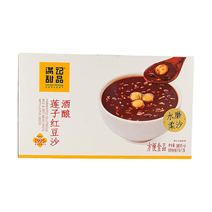 발효 쌀 연자육 팥 수프, 8개입, 38 oz【홍콩식 즉석식품】