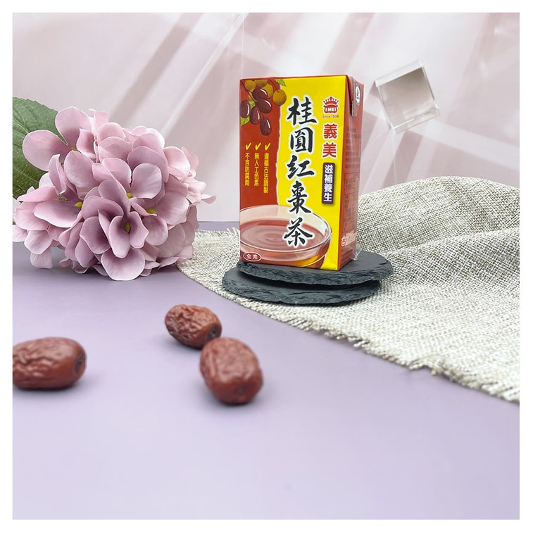 台湾 IMEI义美 [直邮]义美 桂圆红枣茶 250ml(限购3罐) 3