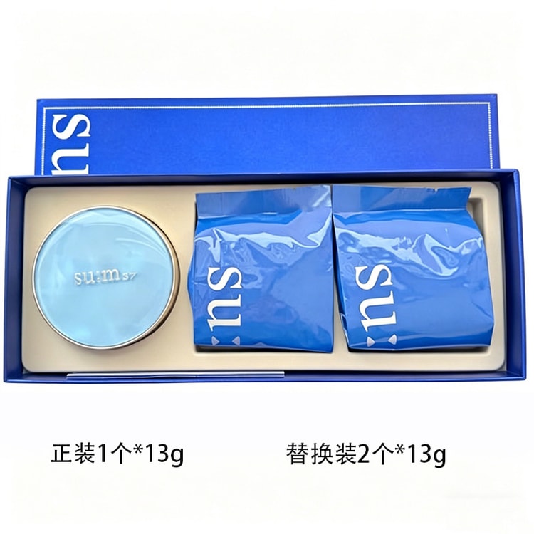 su:m37 missionミッションスムマスキンソフナー 150mLｘ2個 SU:M37° Su:m Mesh Cushion Foundation Long-lasting, Oil-control