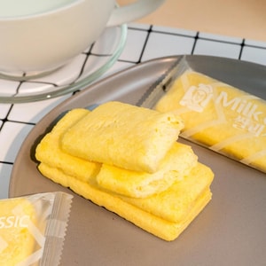 Rice Crackers Classic Milk Flavor, 8.53 oz【Korea Trendy】