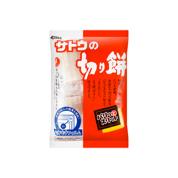 【新年必吃】日本SATO佐藤 日式切块拉丝糯米年糕 400g