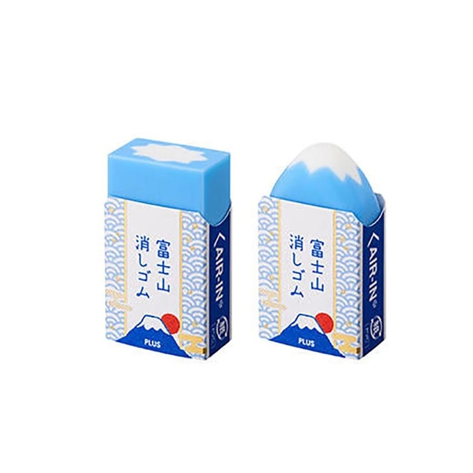 【日本直送品】PLUS 富士山限定クリエイティブ消しゴム 2個入