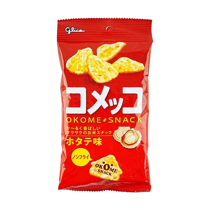 日本GLICO格力高 香脆米餅 扇貝口味 39g