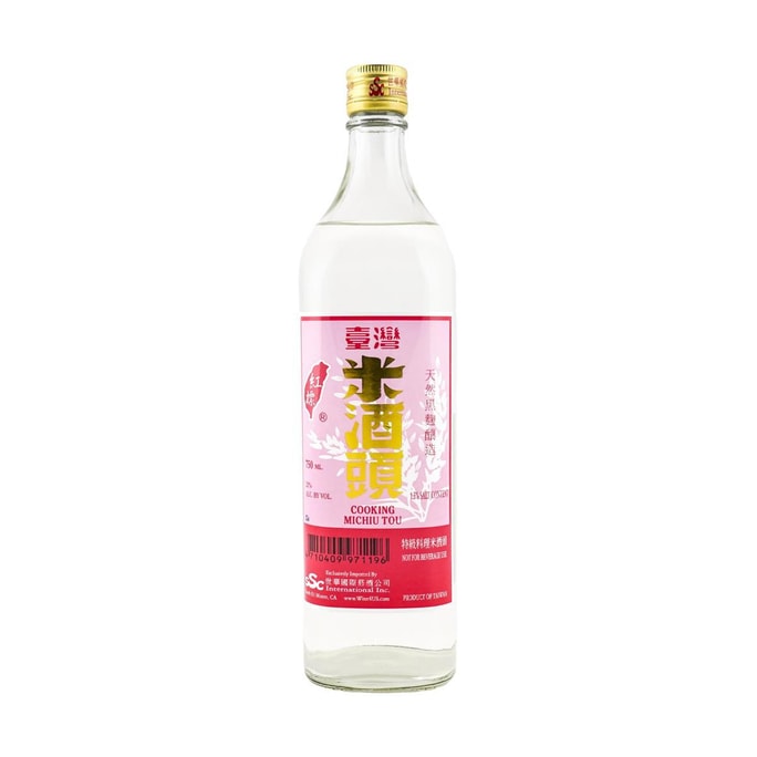 台湾TTL 红标米酒头 特级烹饪料酒 750ml