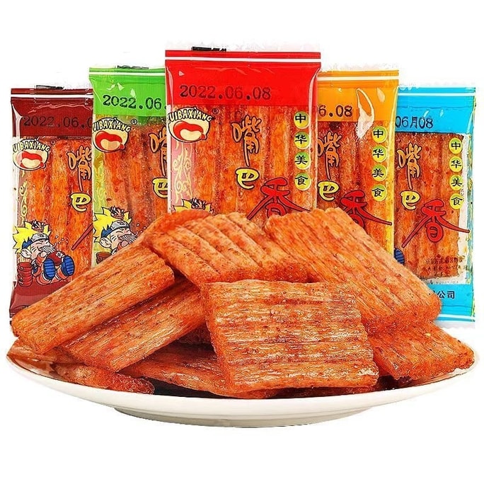 【China Direct Mail】Spicy Slices and Strips 5g 20 Bags