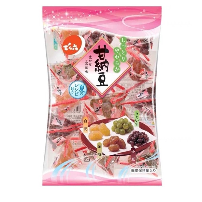 【日本直邮】DENROKU天六 甘纳豆 4种蜜饯香甜豆类 240g