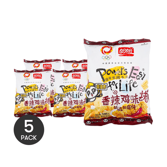 PANPAN ウィートクランチ スパイシーチキン味 105g ×5【5パック】