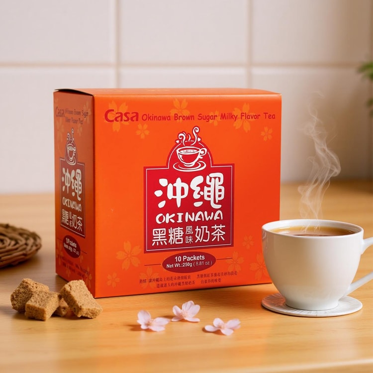 Milk-Teaです(*^^*)　百花蜜１０本 CASA Okinawa Milky Flavor Tea 10 bags, 8.82 oz - Yami.com