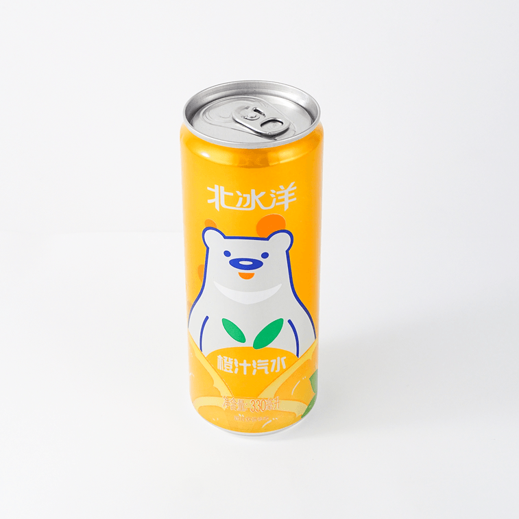 北冰洋 橙汁汽水 罐裝 330ml *6【6份超值裝】【老北京風味】 8