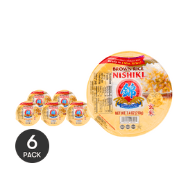 Instant Healthy Brown Rice, 210g *6【6 Packs】【Microwavable Rice】【Instant Rice】