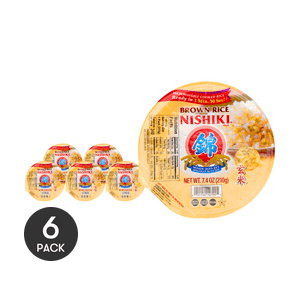Instant Healthy Brown Rice, 7.41 oz *6【6 Pack】【Microwavable Rice】【Instant Rice】
