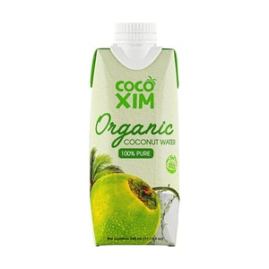 Organic Coconut Water No Sugar 11.15 fl oz【No Additives, Rich in Electrolytes】