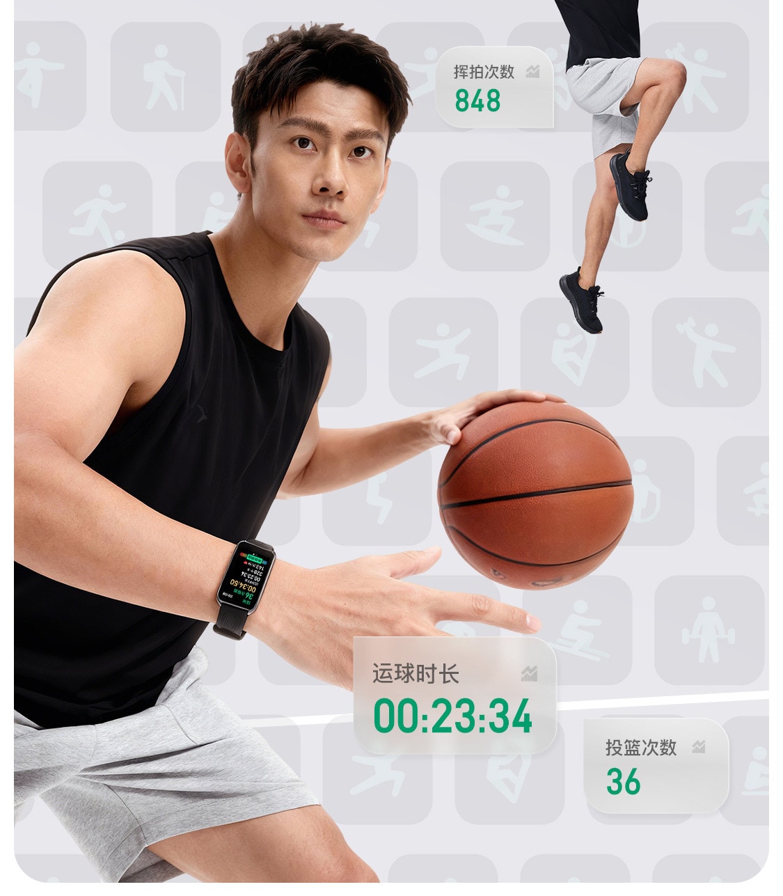 【中国直邮】 Keep 智能手环B5运动健康健身跑步防水心率睡眠游泳防水智能运动手环 粉色尼龙表带 一个装