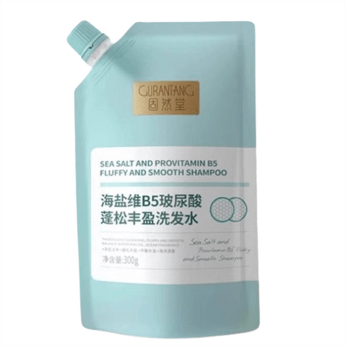 Sea Salt Vitamin B5 Hyaluronic Acid Volumizing Shampoo 300g/ Bag