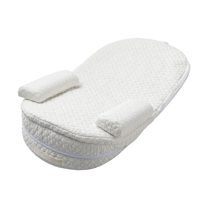 YAMIBUY 침 흘림 방지 높이 조절 아기 침대 (IV IB02) 【Inclined Design Prevents Spit-Up 】