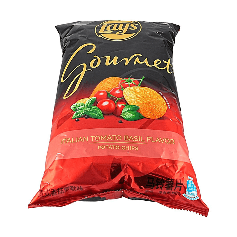 Italian Tomato Basil Flavor Potato Chips 3.53 oz【Global Selection】【Italian Style】 4