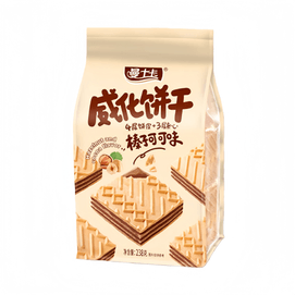 【中国直邮】 曼士卡 威化饼干榛子可可味238g*2包