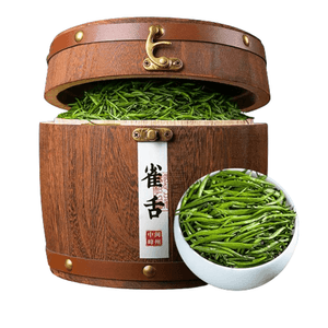 【中国直邮】 中闽飘香 中闽峰州 雀舌绿茶 2025新茶明前嫩芽茶叶 特级浓香型木桶礼盒装 250g/桶