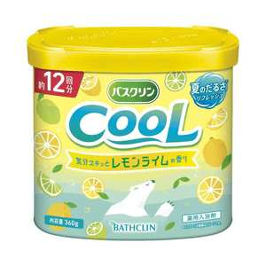 【日本直邮】 日本 巴斯克林 Cool 洗衣液 360克 柠檬青柠香型 洗衣液 清爽 香味持久