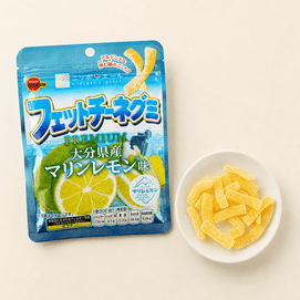 Fettuccine Gummy Candy  Premium Oita Marin Lemon Flavor 1.76 oz