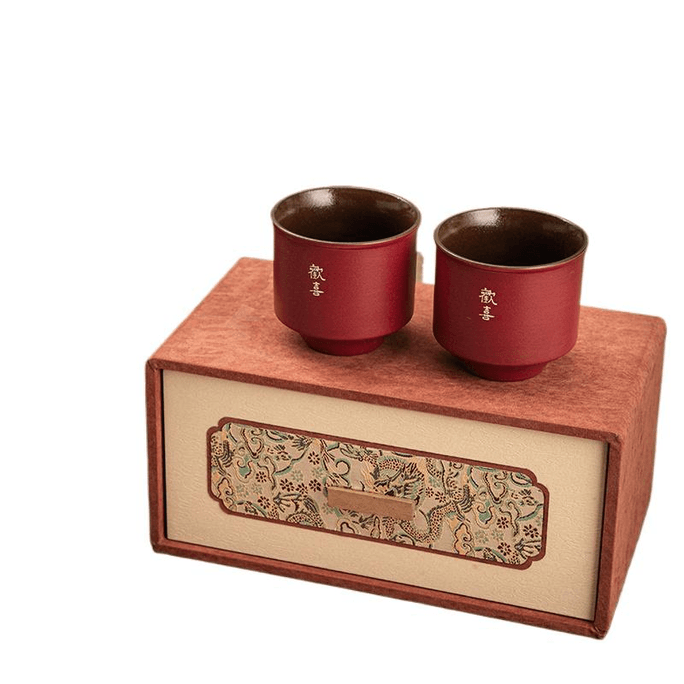 [중국 직송] 중국 미술 아카데미 창작 찻잔, 고급 선물 (6.4*7cm)