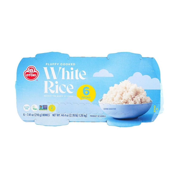 韓國OTTOGI / OTOKI不倒翁 即食白飯 210g*6碗 整箱裝 【微波米飯 速食飯】 4