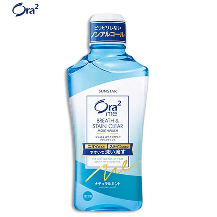 Ora2 Fruit Flavored Mouthwash [Refreshing Mint Flavor] 460ml 0