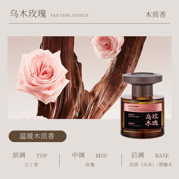 Car Air Freshener Agarwood Rose 120 ML 3