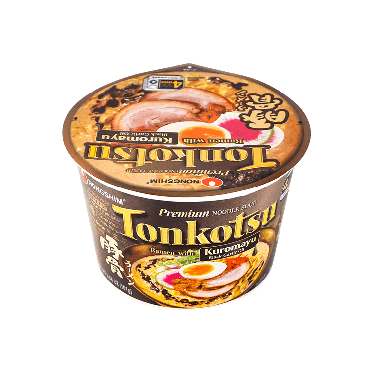 Nongshim, Tonkotsu Ramen Bowl, 3.56 oz, 6-Count