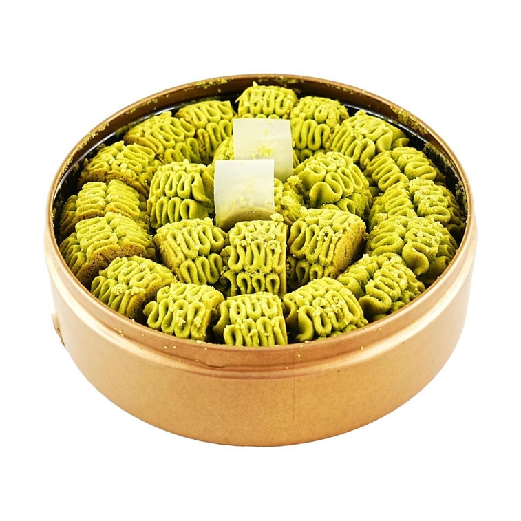 Butter Flower Cookies, Matcha Flavor, 6.98 oz 3