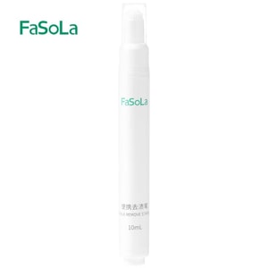 FaSoLa 便携去渍笔 去污笔【用餐溅油 咖啡酒水泼洒】衣物便携式免洗 去油渍 去红酒渍 10ML【白衣服去污神器】