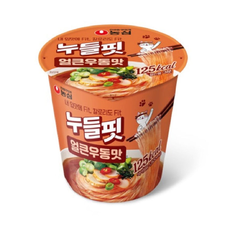 韓国農心 農心フィットヌードル ピリ辛うどん味 30.9g - Yami
