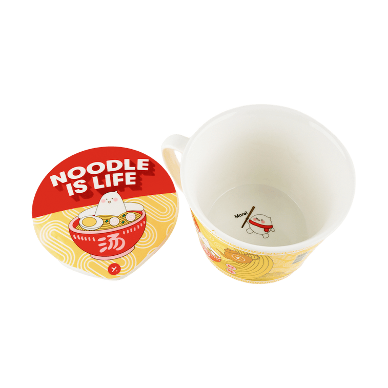 闇ラーメンボウル セラミックスープヌードルボウル 電子レンジ&オーブン対応 蓋付き 鍋に最適 1000ml 9