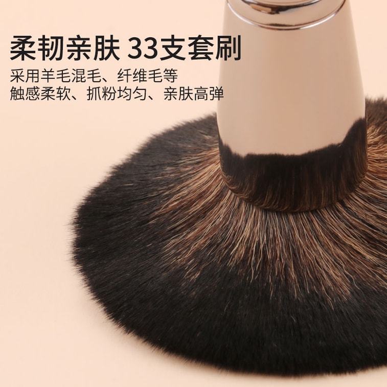 瑪莉安 【官方授權旗艦店】羊毛混毛眼眉和眼線刷 高端動物毛筆刷 蓬鬆細膩 柔軟順滑 迅速抓粉 暈染自然 5支 (限量版) 8