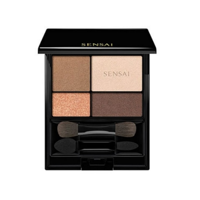 Silky Matte Four-Color Eyeshadow Palette 3.7g #02【Glow In The Night】