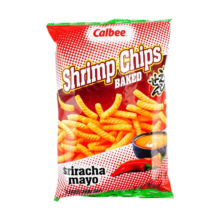 Baked Shrimp Chips,Cracker Snack,Sriracha Mayo Flavor, 3.3 oz 4