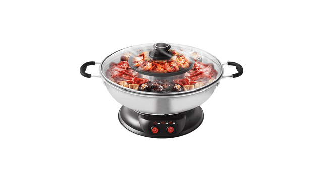 Refurbis Sonya Electric Shabu Shabu Hotpot with BBQ Grill Bonus 2