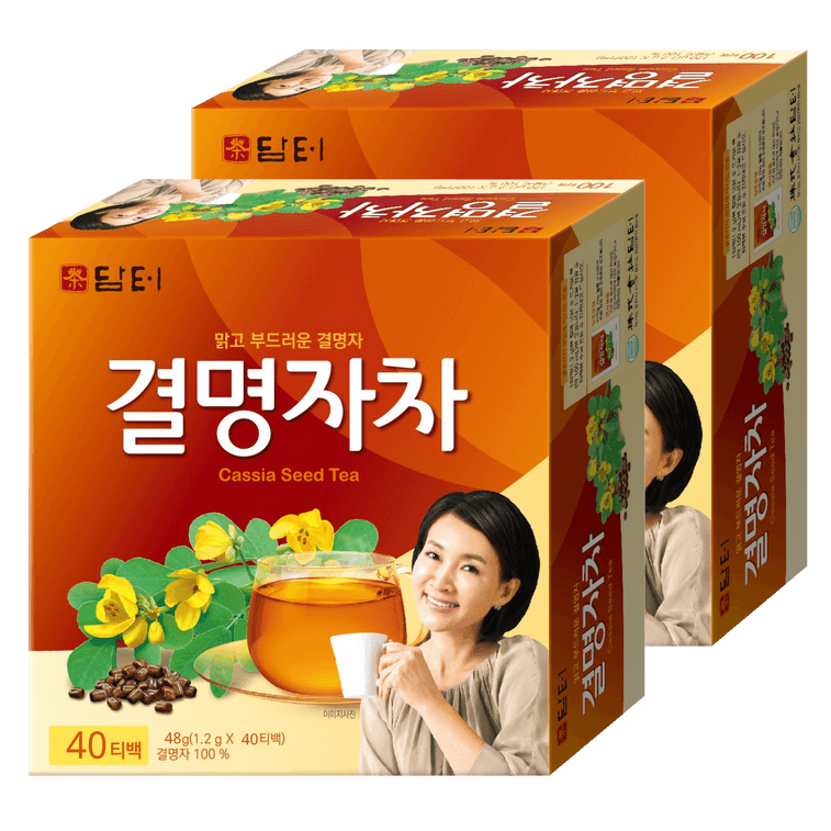 Damtuh Traditional Korea Tea Cassia Seed Tea 1 2g X 40 Tea Bag X 2 Boxes Yami