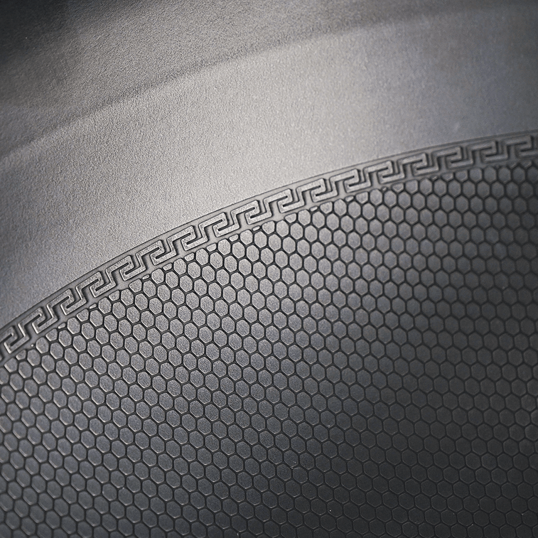 SUNCHA双枪 劲爆单耳蜂窝炒锅 不锈钢家用炒菜锅 35cm 不带锅盖 5