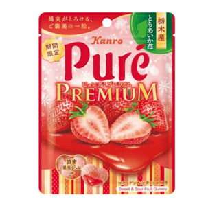 Pure Gummy Candy Strawberry 54g
