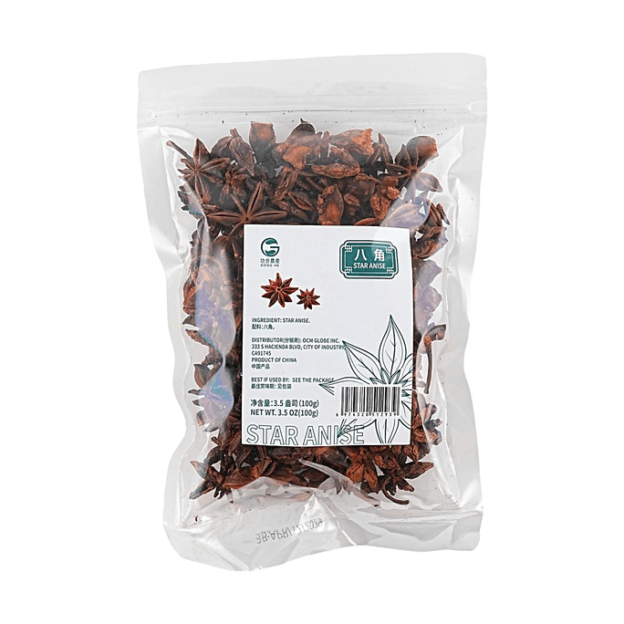 功合農產 大紅八角 100g【顆粒完整色澤紅潤】