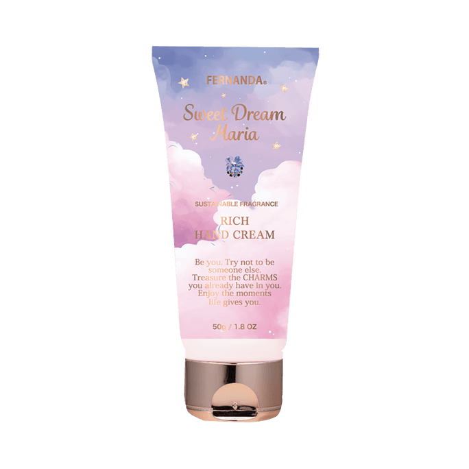 【日本直邮】 日本 FERNANDA 臻润护手霜 甜梦玛利亚梨&茉莉香 50g