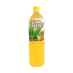 알로에 베라 음료 파인애플 맛 33.8 fl oz【상큼함】【알로에 베라 젤 함유】