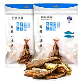 俏味良品 【椒鹽味 兩包】即食黃魚 香酥小黃魚 160克【一口酥脆 魚肉飽滿 酥若無骨 開袋即食】【去頭 去內臟 滿口酥香】