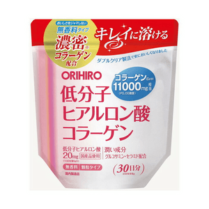 【日本直邮】 日本 ORIHIRO 蛋白粉 180克 低分子玻尿酸鱼胶原