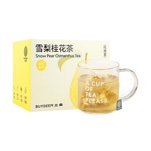 Moisture Series Brewed Tea Bags, Snow Pear Osmanthus Tea, 7-Pack, 3.46 oz 