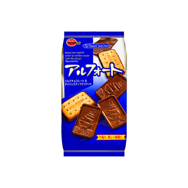 日本BOURBON波路梦 巧克力饼干 3.56oz