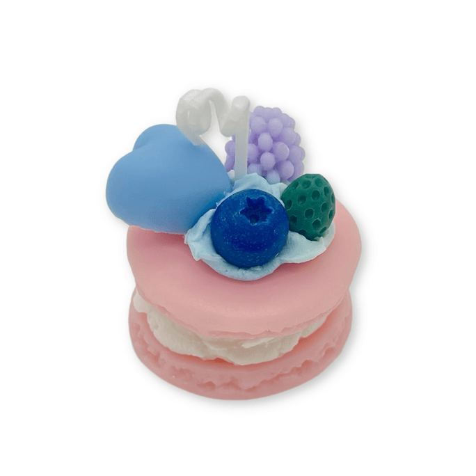 [Atmosphere] 마카롱 소이왁스 핸드메이드 향초, 소녀, 친구, 절친을 위한 틈새 하이엔드 귀여운 생일 선물, 창의적인 선물, 핑크 1개