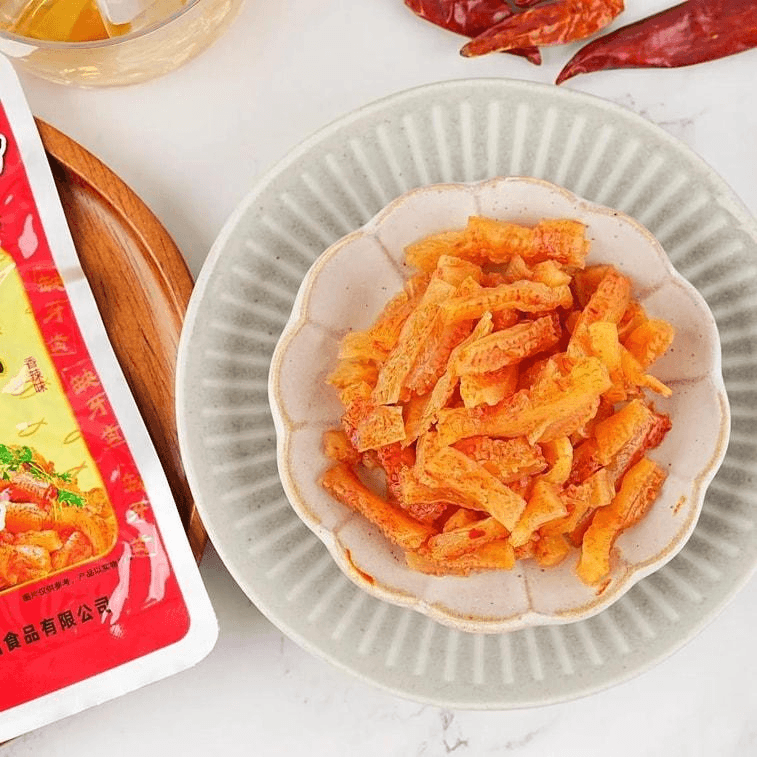 이빨 빠진 사람을 위한 매운 채식 소고기 양 곤약면 - 16g/10봉지, 후난 특선 특선 초매운 간식 3