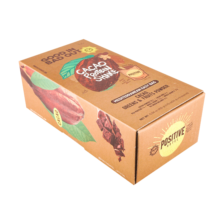 地中海カカオプロテインシェイク、植物ベース、9個入り 3